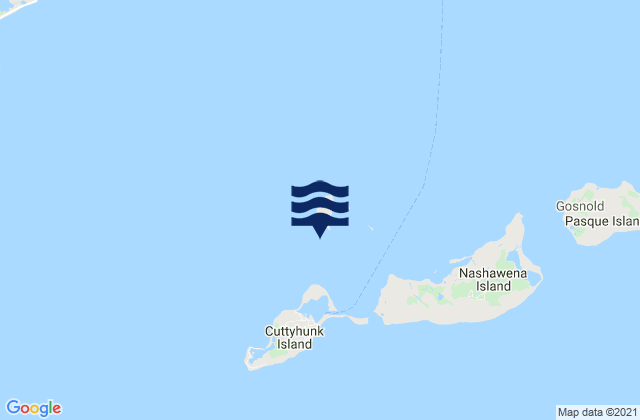 Mapa da tábua de marés em Penikese Island 0.2 mile south of, United States