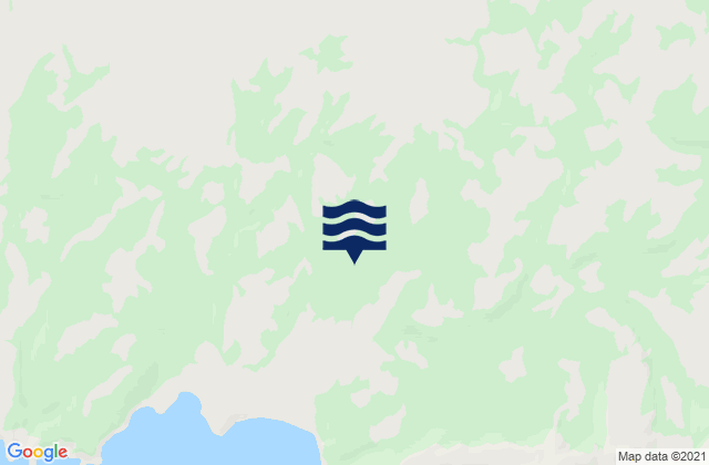 Mapa da tábua de marés em Península Mitre, Argentina