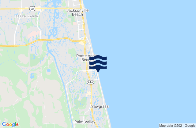 Mapa da tábua de marés em Peoria Point (Doctors Lake), United States