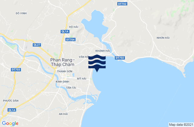 Mapa da tábua de marés em Phường Thanh Sơn, Vietnam