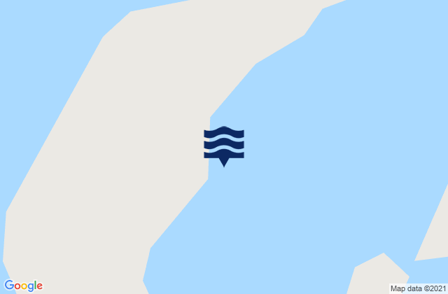 Mapa da tábua de marés em Plavikovy Island, Russia