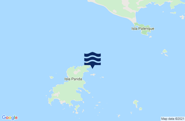 Mapa da tábua de marés em Playa del Socorro, Panama