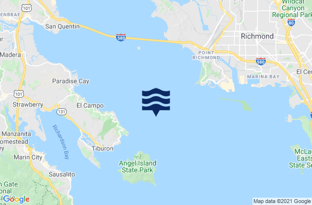 Mapa da tábua de marés em Point Chauncey 1.3 miles east of, United States