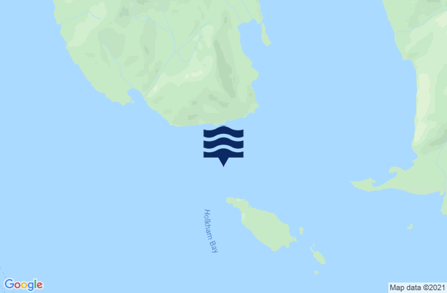 Mapa da tábua de marés em Point Coke SE of Tracy Arm, United States