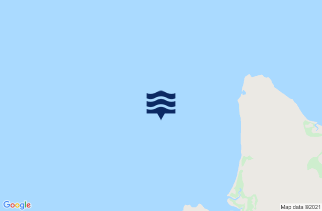 Mapa da tábua de marés em Point Fawcett (Offshore), Australia