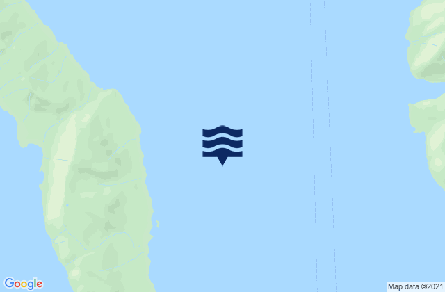 Mapa da tábua de marés em Point Hugh, United States