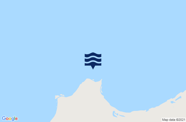 Mapa da tábua de marés em Point Jenny, Australia