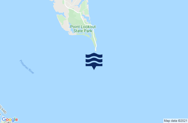 Mapa da tábua de marés em Point Lookout 1.0 n.mi. south of, United States