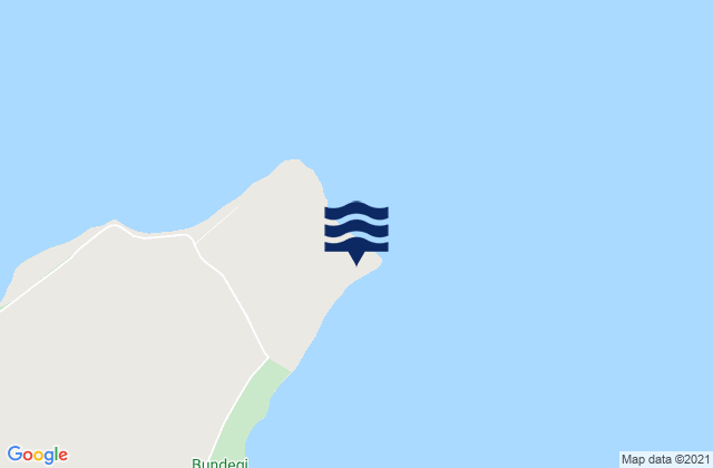 Mapa da tábua de marés em Point Murat, Australia