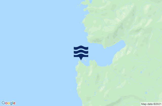 Mapa da tábua de marés em Point Rosary, United States