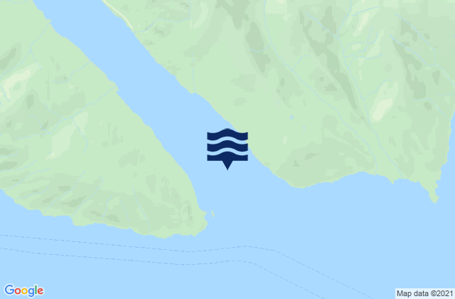 Mapa da tábua de marés em Point Salisbury west of, United States