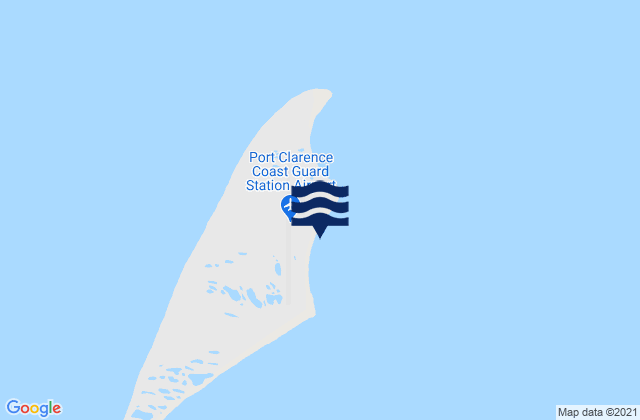 Mapa da tábua de marés em Point Spencer (Port Clarence), United States