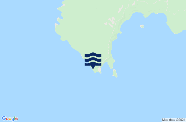 Mapa da tábua de marés em Point Stone Island, Papua New Guinea