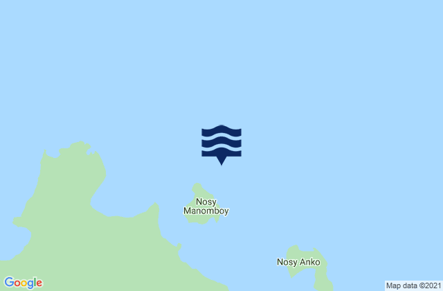 Mapa da tábua de marés em Pointe Leven, Madagascar