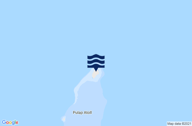 Mapa da tábua de marés em Pollap Municipality, Micronesia