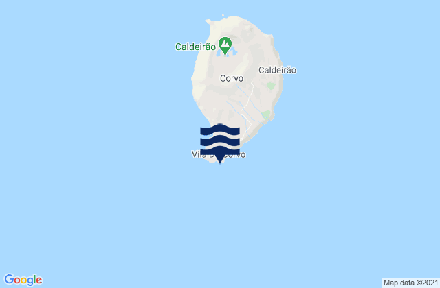 Mapa da tábua de marés em Ponta Negra Light, Portugal
