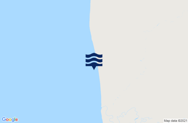 Mapa da tábua de marés em Pormpuraaw, Australia