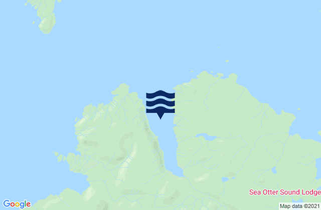 Mapa da tábua de marés em Port Alice, United States