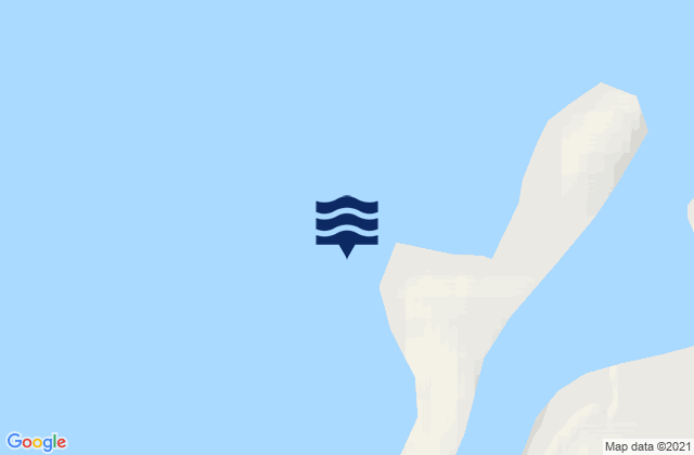 Mapa da tábua de marés em Port Charcot Booth Island, Chile
