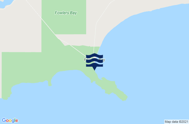 Mapa da tábua de marés em Port Eyre (Fowlers Bay), Australia