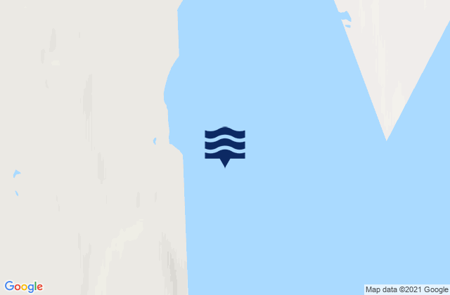 Mapa da tábua de marés em Port Leopold, Canada