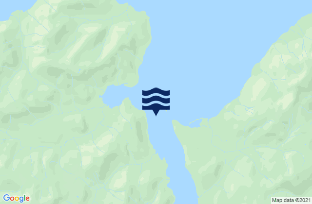 Mapa da tábua de marés em Povorotni Island 0.23 n.mi. WSW of, United States