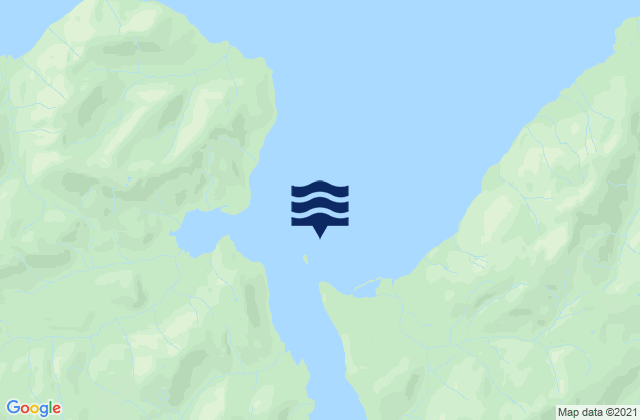 Mapa da tábua de marés em Povorotni Island Pogibshi Point, United States