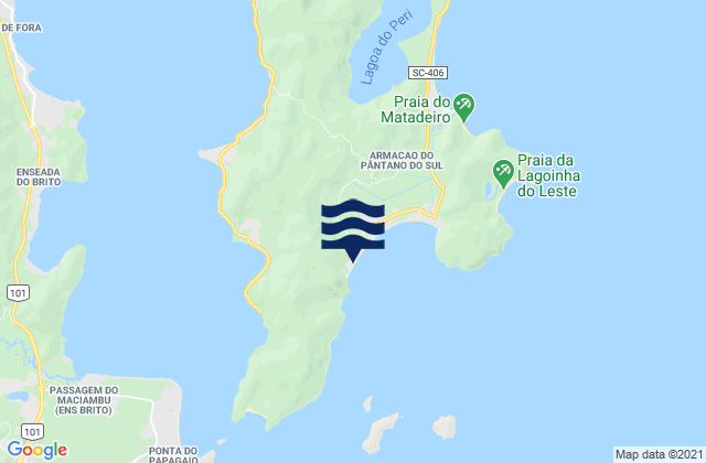 Mapa da tábua de marés em Praia da Solidao (Caladinho), Brazil