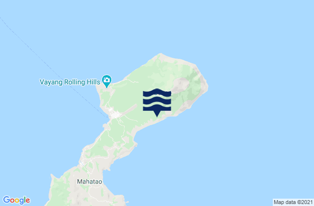 Mapa da tábua de marés em Province of Batanes, Philippines
