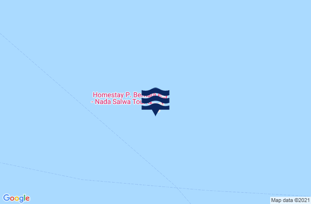 Mapa da tábua de marés em Pulo Berhala Berhala Strait, Indonesia