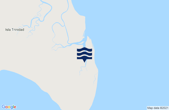 Mapa da tábua de marés em Punta Lobos Isla Trinidad, Argentina