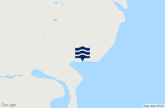 Mapa da tábua de marés em Rae Point, United States