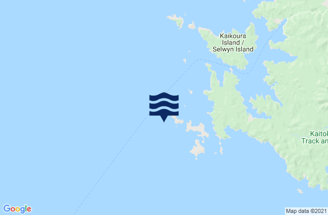 Mapa da tábua de marés em Rangiahua Island (Flat Island), New Zealand