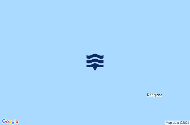 Mapa da tábua de marés em Rangiroa Atoll, French Polynesia