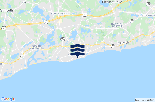 Mapa da tábua de marés em Raycroft, United States
