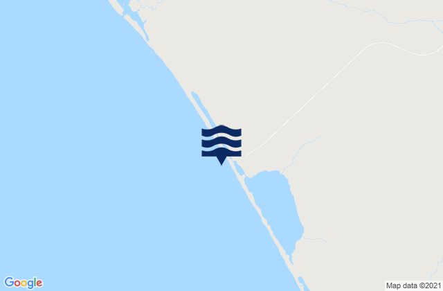 Mapa da tábua de marés em Red Dog Dock, United States