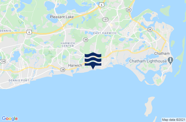 Mapa da tábua de marés em Red River Beach, United States