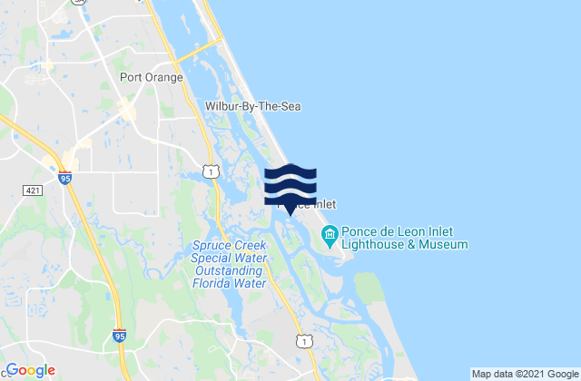 Mapa da tábua de marés em Rose Bay, United States
