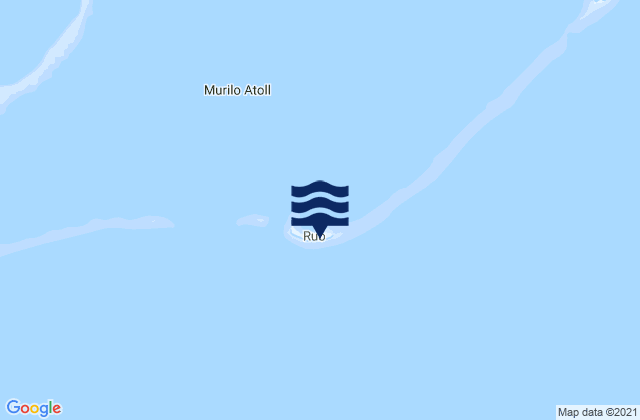 Mapa da tábua de marés em Ruo Municipality, Micronesia