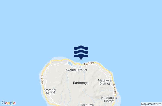Mapa da tábua de marés em Rutaki Passage, French Polynesia