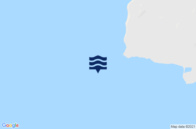 Mapa da tábua de marés em SW Point St. Paul Island 1 mile off, United States