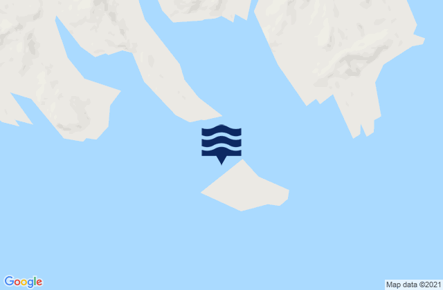Mapa da tábua de marés em Sagchudak Island, United States