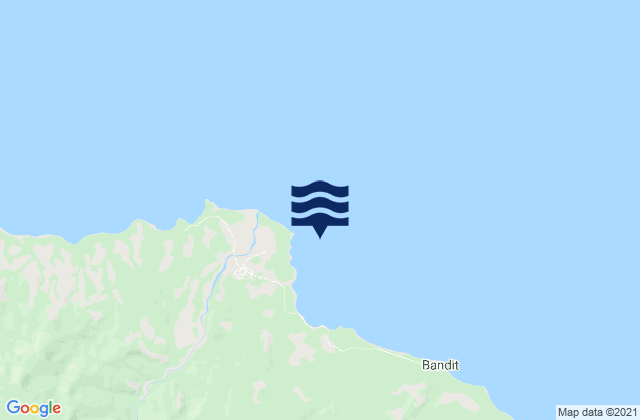 Mapa da tábua de marés em Saidor, Papua New Guinea