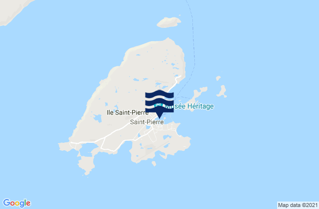 Mapa da tábua de marés em Saint-Pierre, Saint Pierre and Miquelon