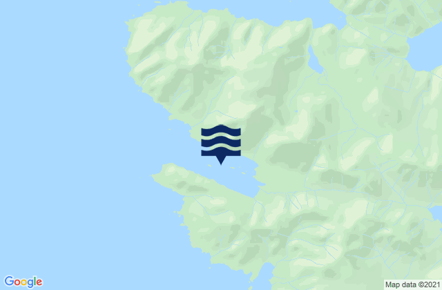Mapa da tábua de marés em Sakie Bay, United States