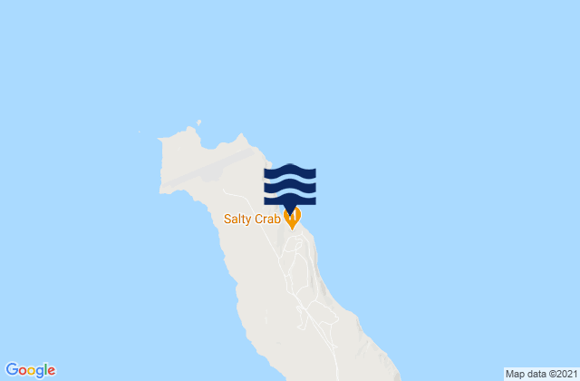 Mapa da tábua de marés em San Clemente Island, United States