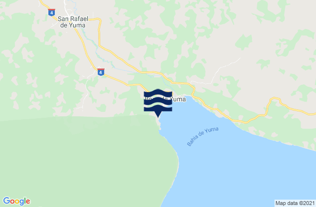 Mapa da tábua de marés em San Rafael del Yuma, Dominican Republic
