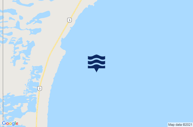 Mapa da tábua de marés em San Sebastian Bay, Argentina