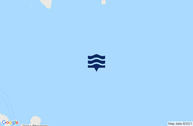 Mapa da tábua de marés em Sanday Sound, United Kingdom