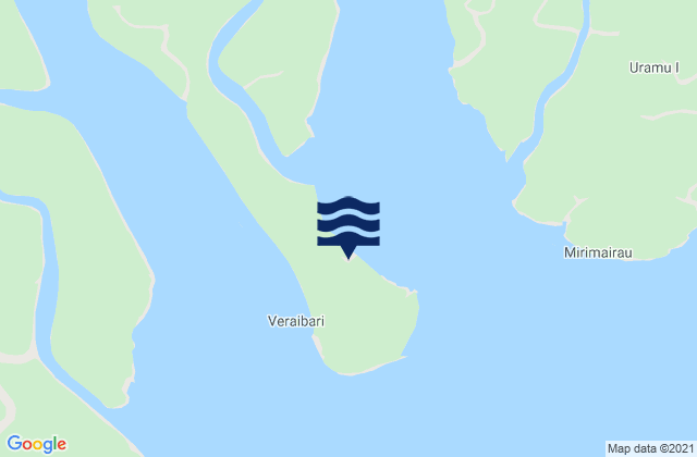 Mapa da tábua de marés em Saumao Peninsula, Papua New Guinea